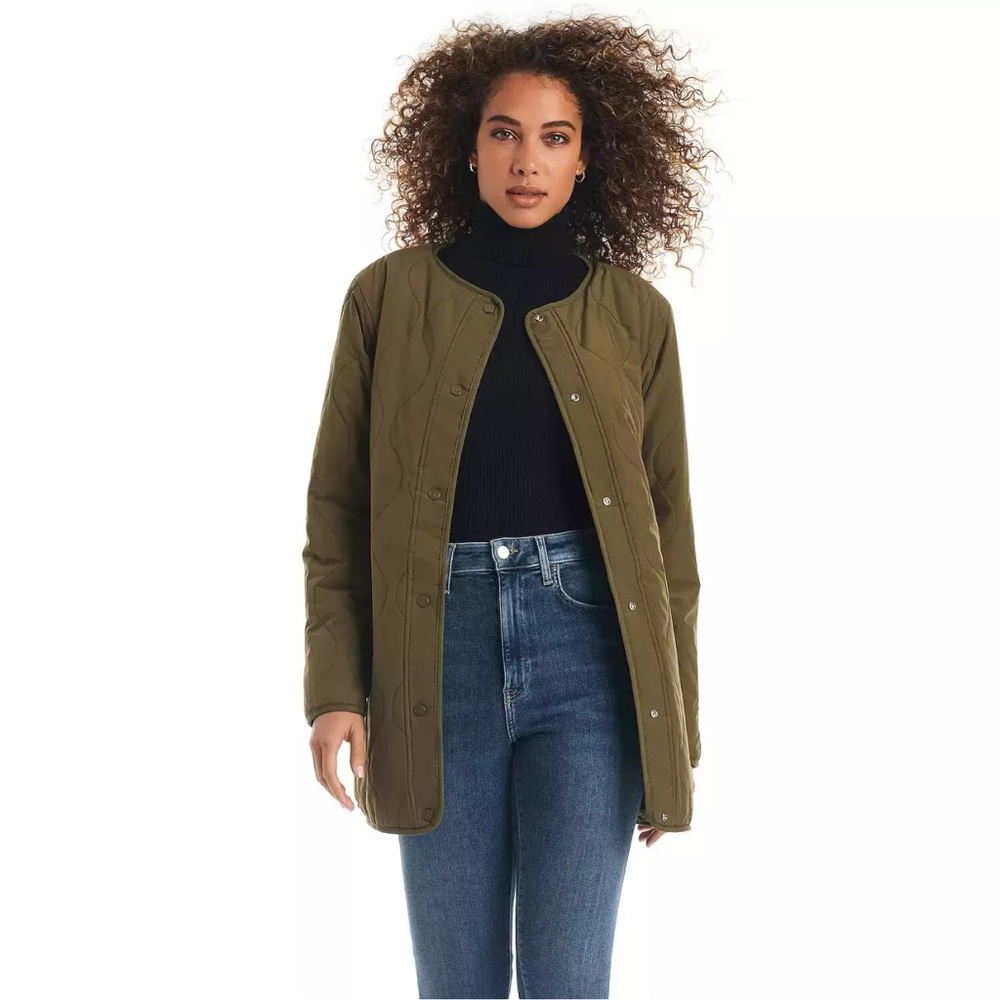 Koolaburra Reversible olive green long jacket